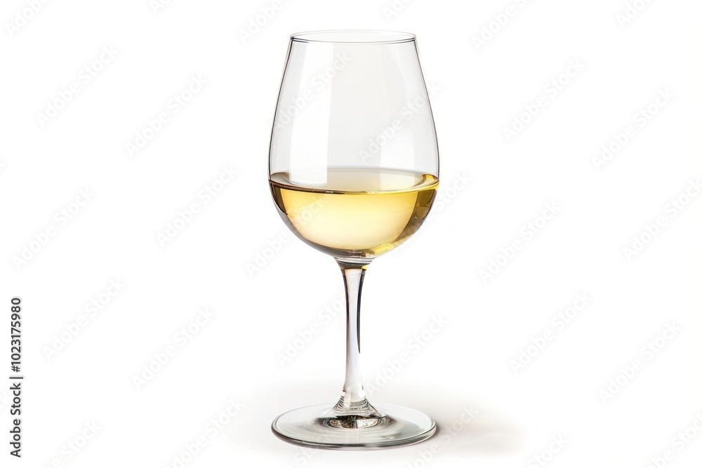 Wall mural a glass of white wine beverage alcohol liquor.