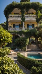 hotel in the garden