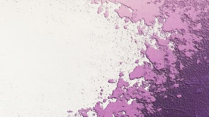 Abstract purple and white textured paint blending together.