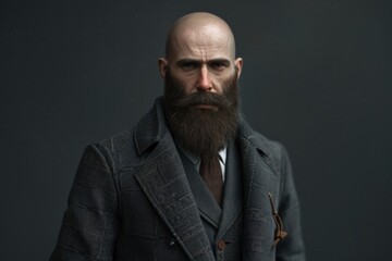 Obraz premium a slender man with a beard