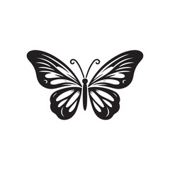 Monarch Butterfly Silhouettes - Isolated Vector Designs.