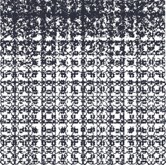 Fototapeta premium The cut, torn and dirty texture consists of small fragments. The upper zone of this art turns into visual noise.