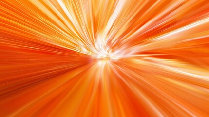 Obraz premium Abstract orange and white radial burst background.
