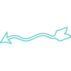 Attractive And Decorative Pointing Arrow Icon Element