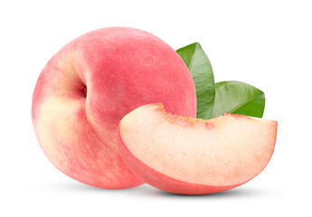 Pink Peach isolated on transparent png