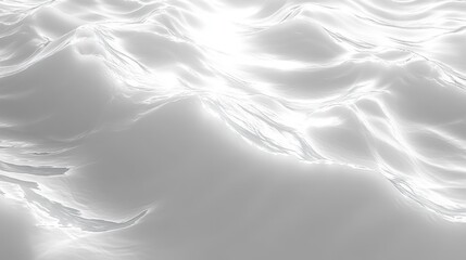 Obraz premium Abstract white water surface with sunlight reflecting off gentle ripples, forming a dynamic, light-filled texture