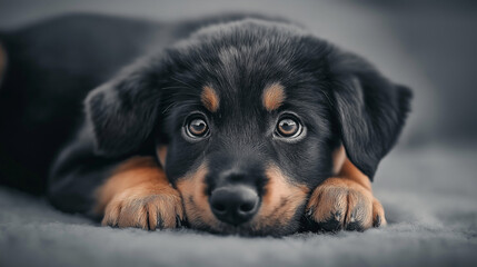 Mały, śliczny piesek - szczeniaczek