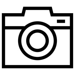 camera line icon