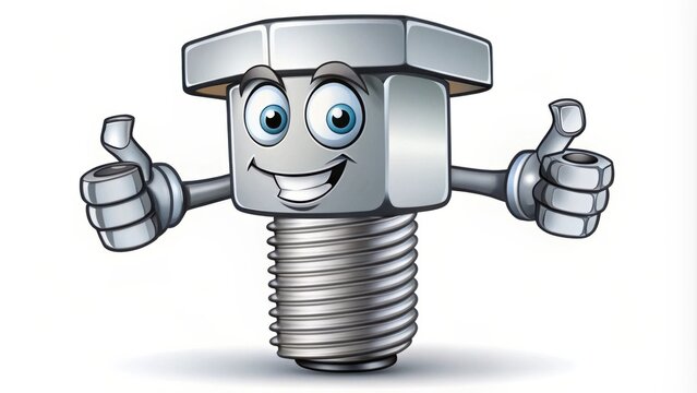 A cartoon bolt with a smiling face and outstretched arms giving a thumbs up on both hands.