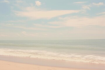 Obraz premium Beach landscape outdoors horizon.