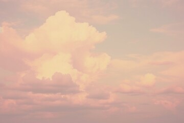 Pink cloud backgrounds landscape outdoors.