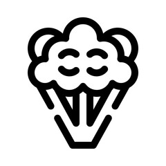 Broccoli line icon