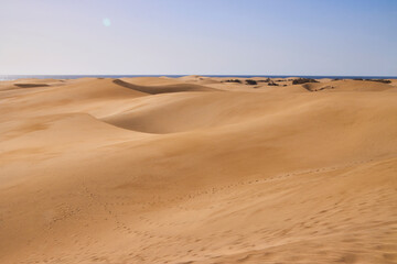 Eine Reise auf Gran Canaria. Die Dünen von Maspalomas