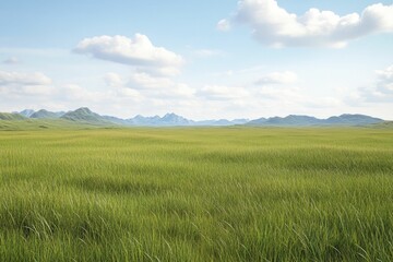 Obraz premium Habitat corridors facilitate the movement of species and enhance genetic diversity throughout various landscapes, depicted in a detailed 3D illustration.