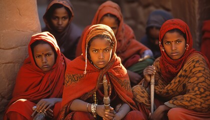 Heartbreaking image of somali children seeking help in a challenging environment