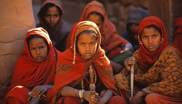 Heartbreaking image of somali children seeking help in a challenging environment