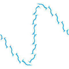 Aesthetic Barbed Wire Decorative Frame Icon Element