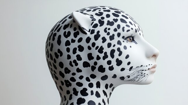 rubber for hair leopar desing