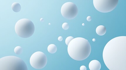 White glutinous rice balls on blue background, celebrating eating glutinous rice balls