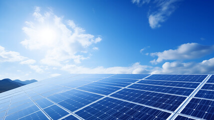 Large-Scale Solar Power Plant for Sustainable Energy Production