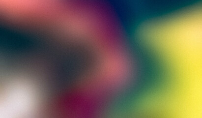 Green blue magenta orange abstract soft grainy gradient with vibrant colors, noise texture, bright, glowing, smooth noisy gradient texture backdrop design.
