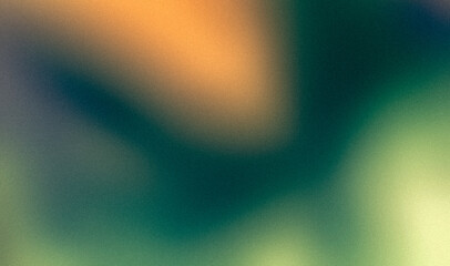 Orange green abstract soft grainy gradient with vibrant colors, noise texture, bright, glowing, smooth noisy gradient texture backdrop design.