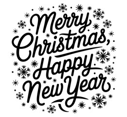 Hand-drawn lettering doodles the year 2025	