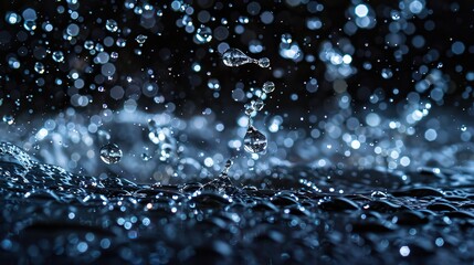 Glass Texture with Water Droplets - a delicate and captivating sight. The glass texture adorned with water droplets creates an enchanting and alluring visual.