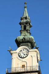 clock tower of the church