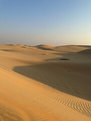 sand dunes in the desert