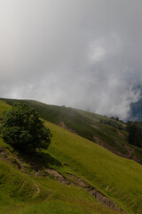 Magnificent views of the mountain village and nature of Azerbaijan