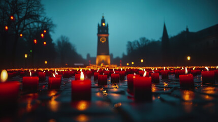Fototapeta premium The Day of National Mourning in Germany