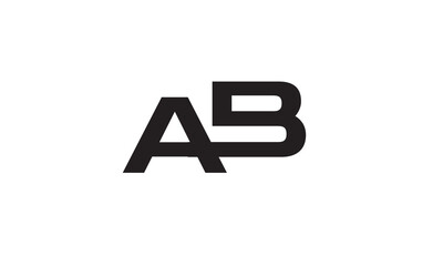 AB BA A B vector logo design