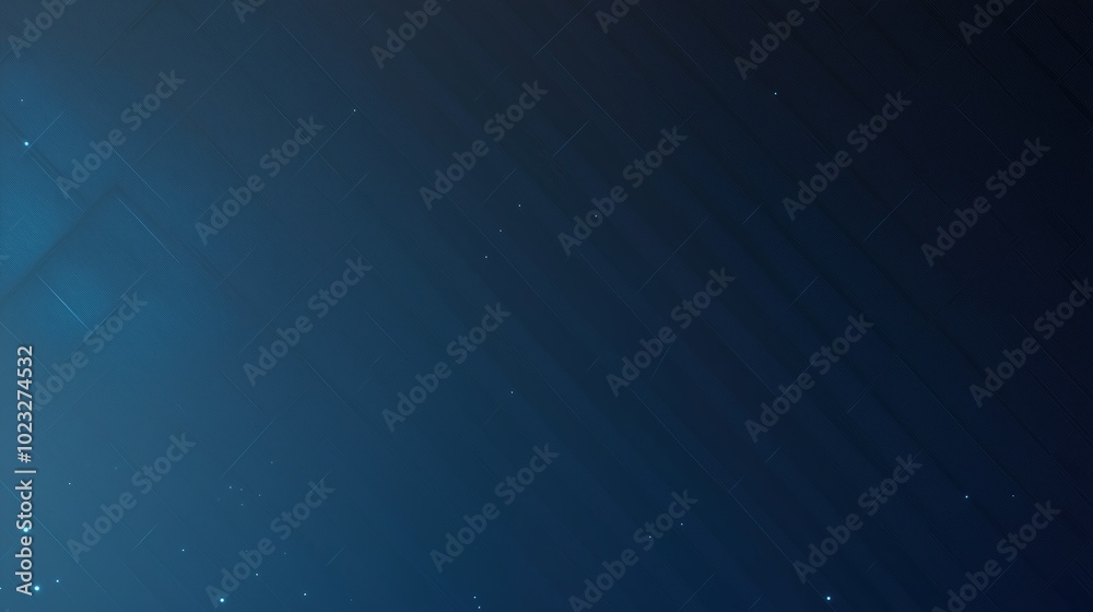 Aufkleber Minimalistic blue gradient background with diagonal lines and stars, featuring a clean and modern flat design. The simple yet elegant composition focuses on high resolution and professional quality wi