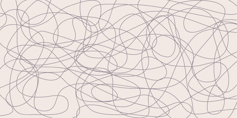 Colored tangled pattern. Abstract chaotic texture. Background with lines and waves. Art creation