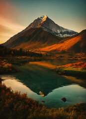 Fototapeta premium mountain in autumn