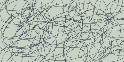 Colored tangled pattern. Abstract chaotic texture. Background with lines and waves. Art creation