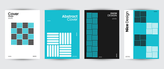 Abstract collection of geometric shapes backgrounds. Brutal contemporary circle oval wave patterns. Modern trendy for cover, decoration, geometric, banner. Swiss design aesthetic