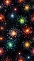 Fototapeta premium background with fireworks