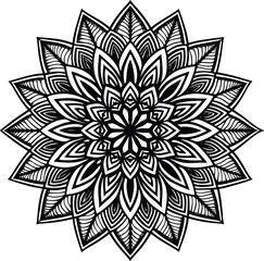 Beautiful mandala mandalas for coloring book vector image