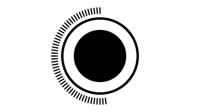 Animated loading circle 