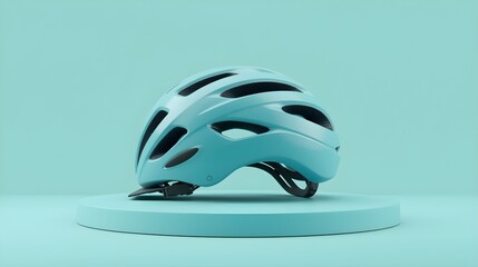 Fototapeta premium Bicycle Helmet, Minimal