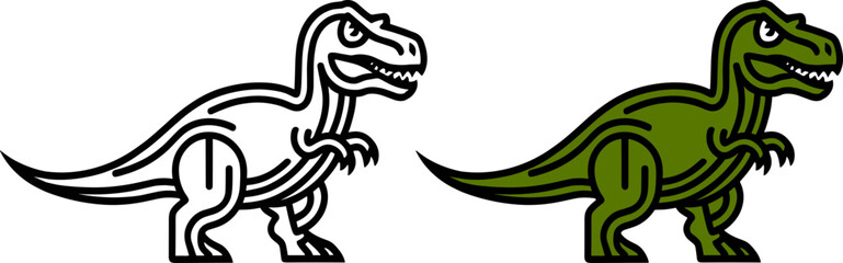 Obraz premium 공룡