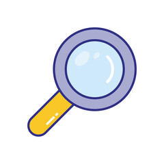 Search Icon vector icon stock illustration
