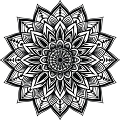 Beautiful mandala mandalas for coloring book vector image
