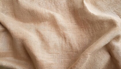 Brown Woven Sack Fabric Texture with Hessian and Linen Materials in Natural Style