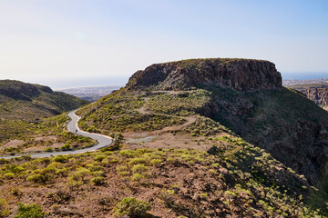 Eine Reise auf Gran Canaria. Mirador Astronómico de la Degollada de las Yeguas.