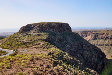 Eine Reise auf Gran Canaria. Mirador Astronómico de la Degollada de las Yeguas.