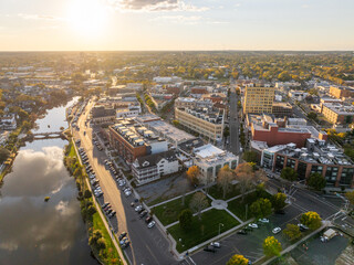 Downtown Asbury Park at Sunset