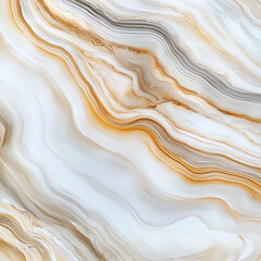 Obraz premium Abstract marble texture with elegant swirls of white and warm tones. Perfect for backgrounds, wallpapers, or design projects.